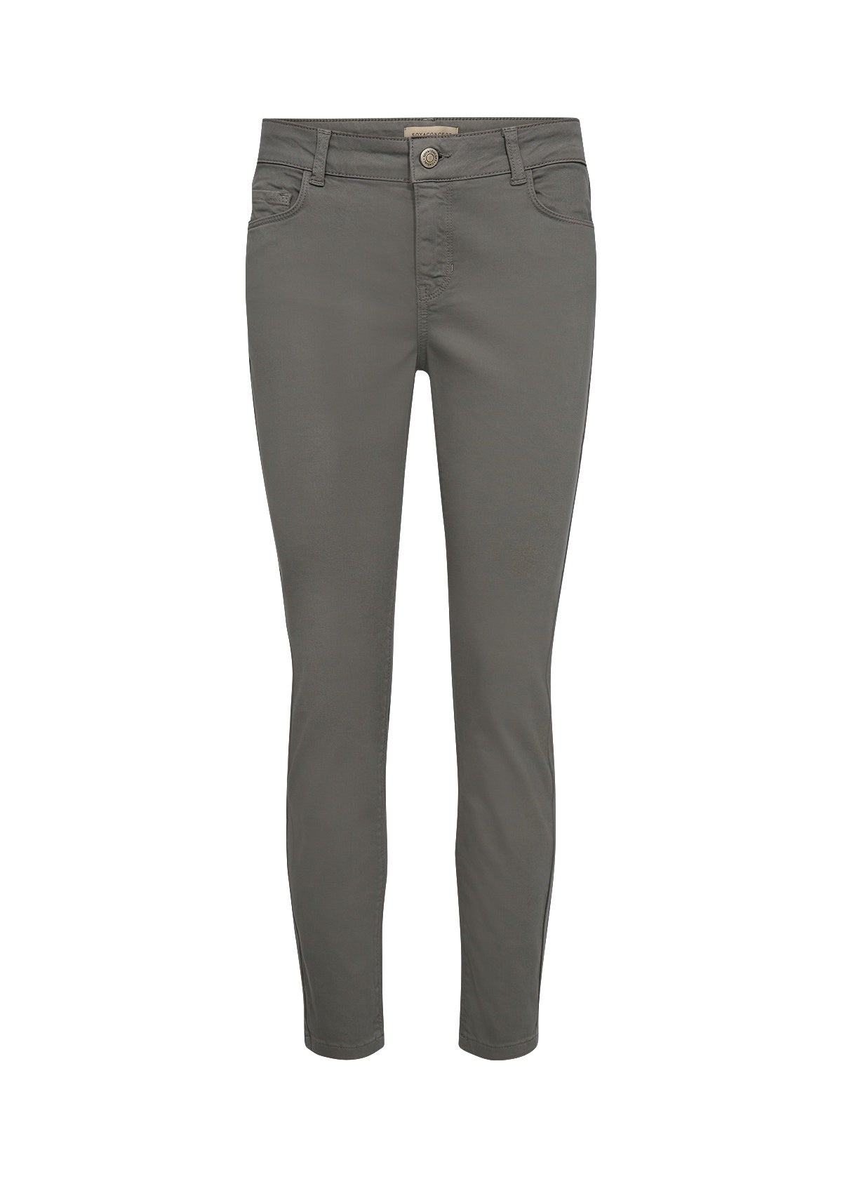 Trousers Jeggings: Skinny ERNA PATRIZIA - MISTY GREEN