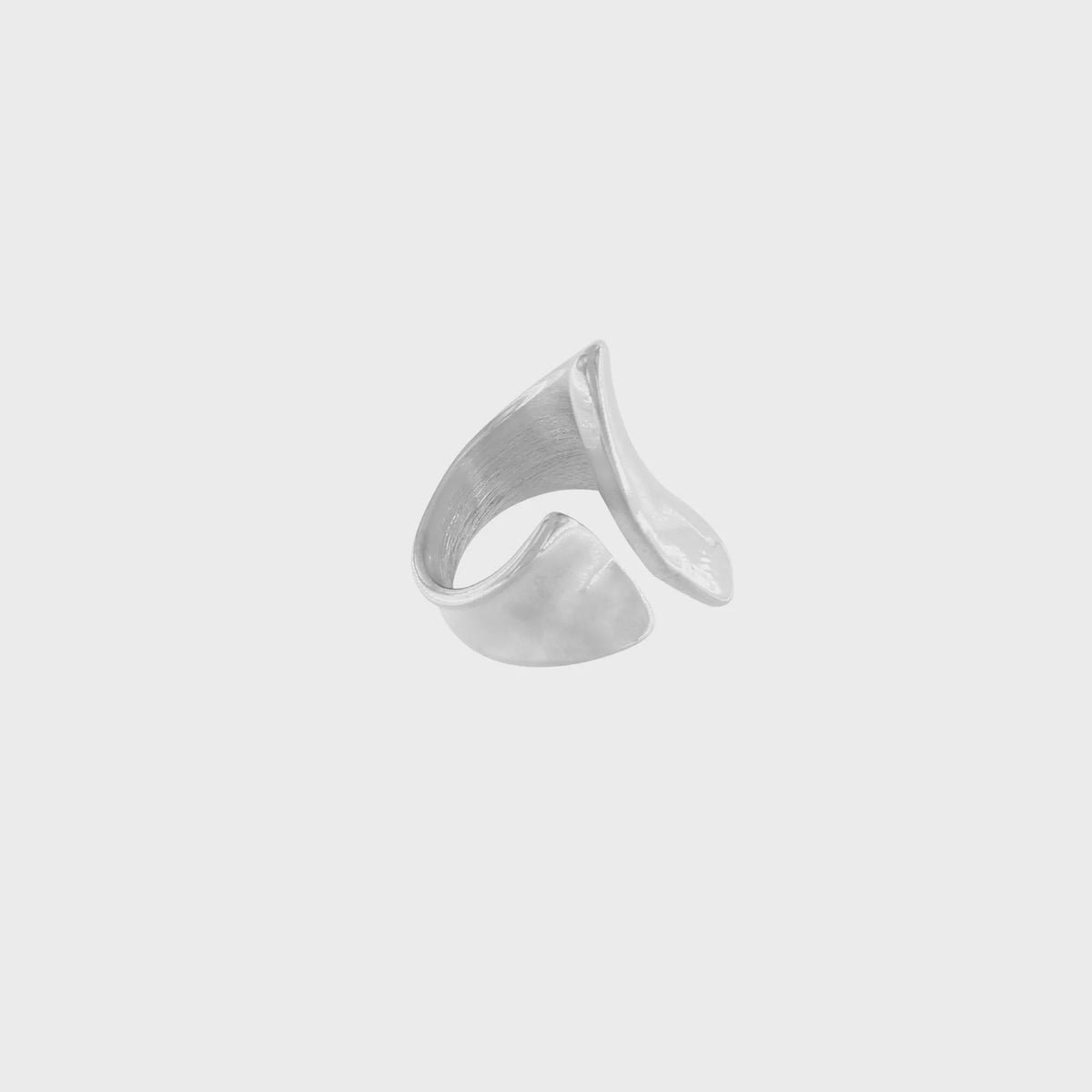 Ring: Waterproof Impression Shiny COURAGE - Gold Plated - Dansk