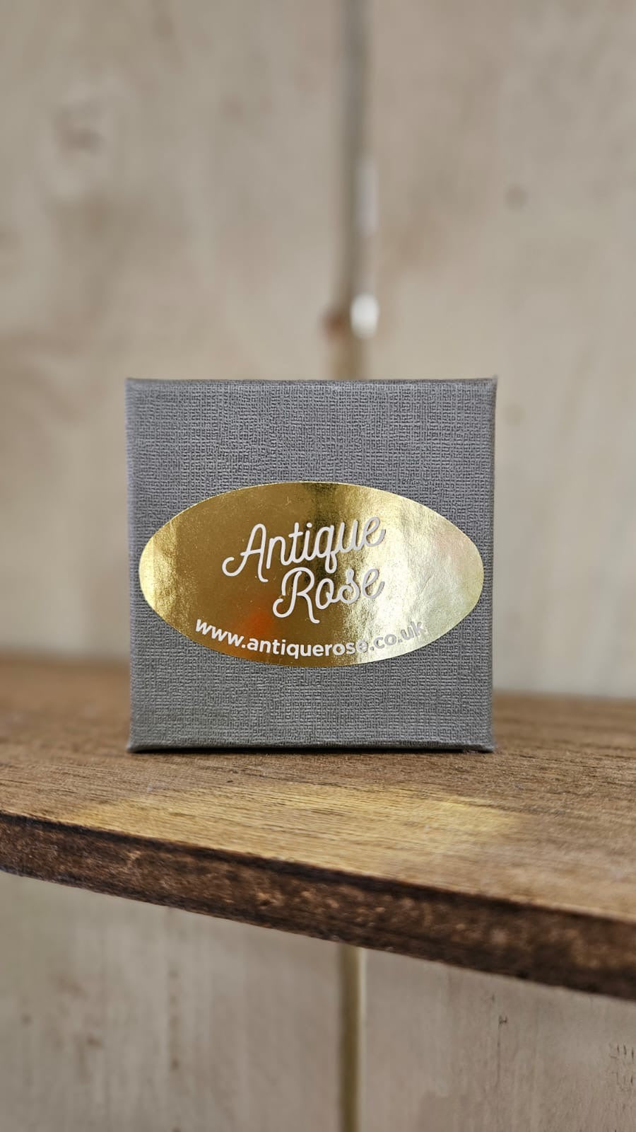 Earring Box: Cardboard - Grey