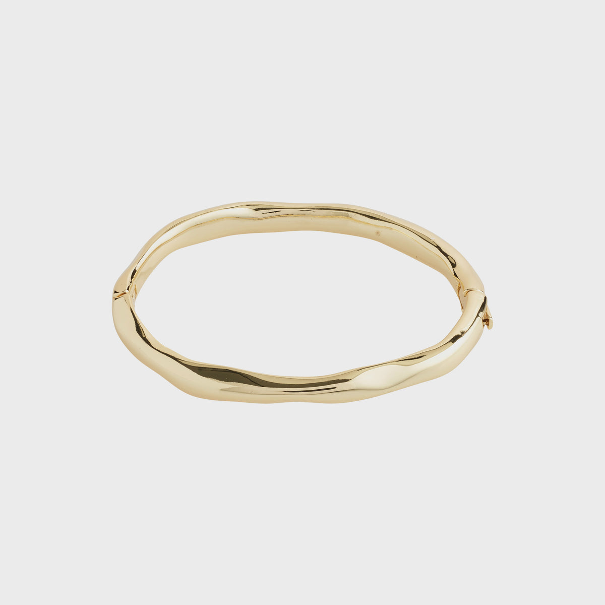 Bangle: Shiny Wavy Shaped - Gold - PILGRIM