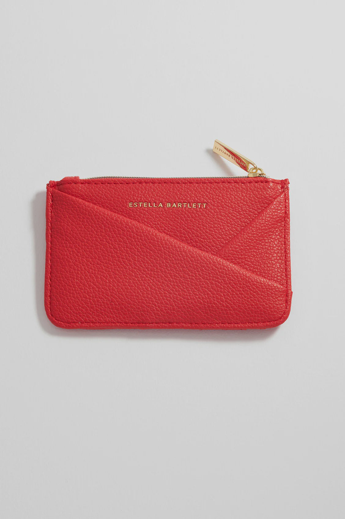 Card Purse: Puffy Pleated - Red - Estella Bartlett