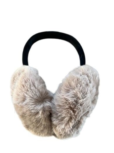 Ear Muffs: Faux Fur - Cream