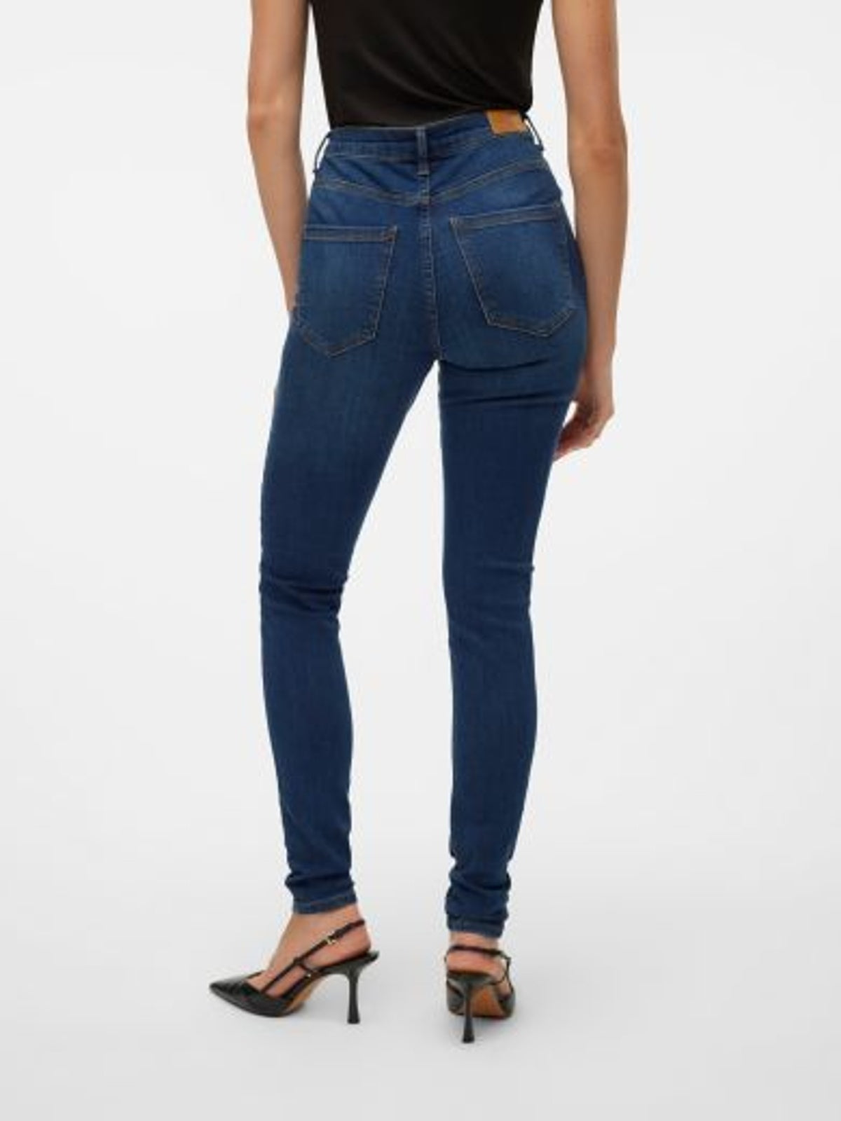 Jeans: Denim Skinny High Waist SOPHIA - Medium Blue - Vero Moda
