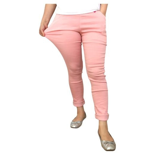 Jeggings: Stretch Plain - Light Pink