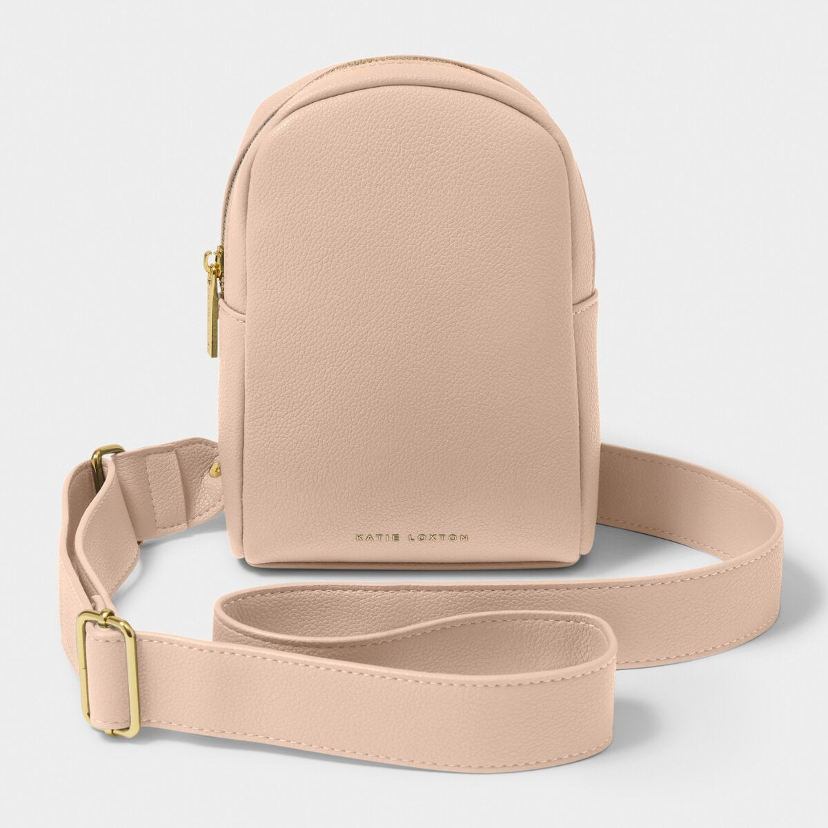Sling Bag: Soft Vegan Leather KAITE - NUDE PINK - Katie Loxton