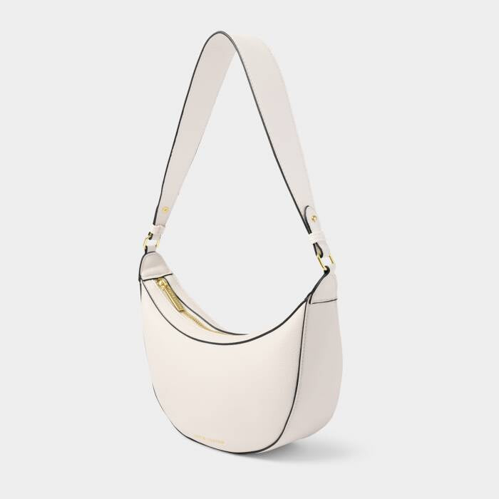 Scoop Bag:  Soft Vegan Leather MARNI - Off White - Katie Loxton