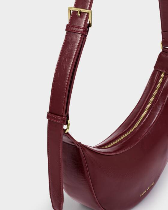 Sling Bag: Soft Vegan Leather AMINA PATENT CRACKLE  - Katie Loxton
