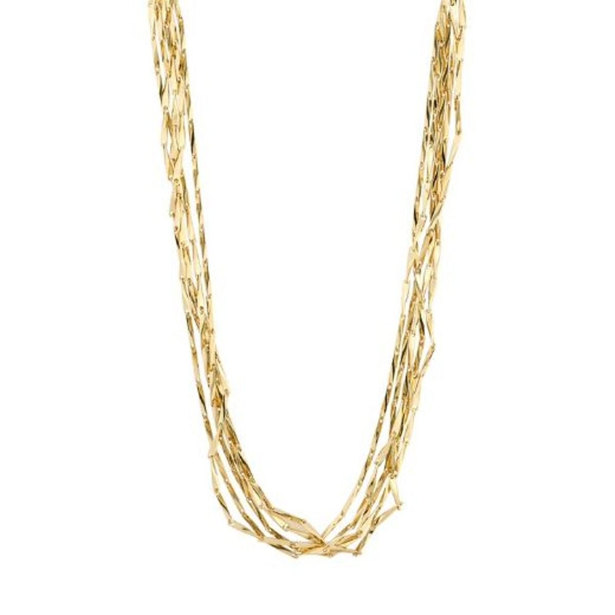 Neklace: Short Multi Strand CONNECT - Gold Plated - PILGRIM
