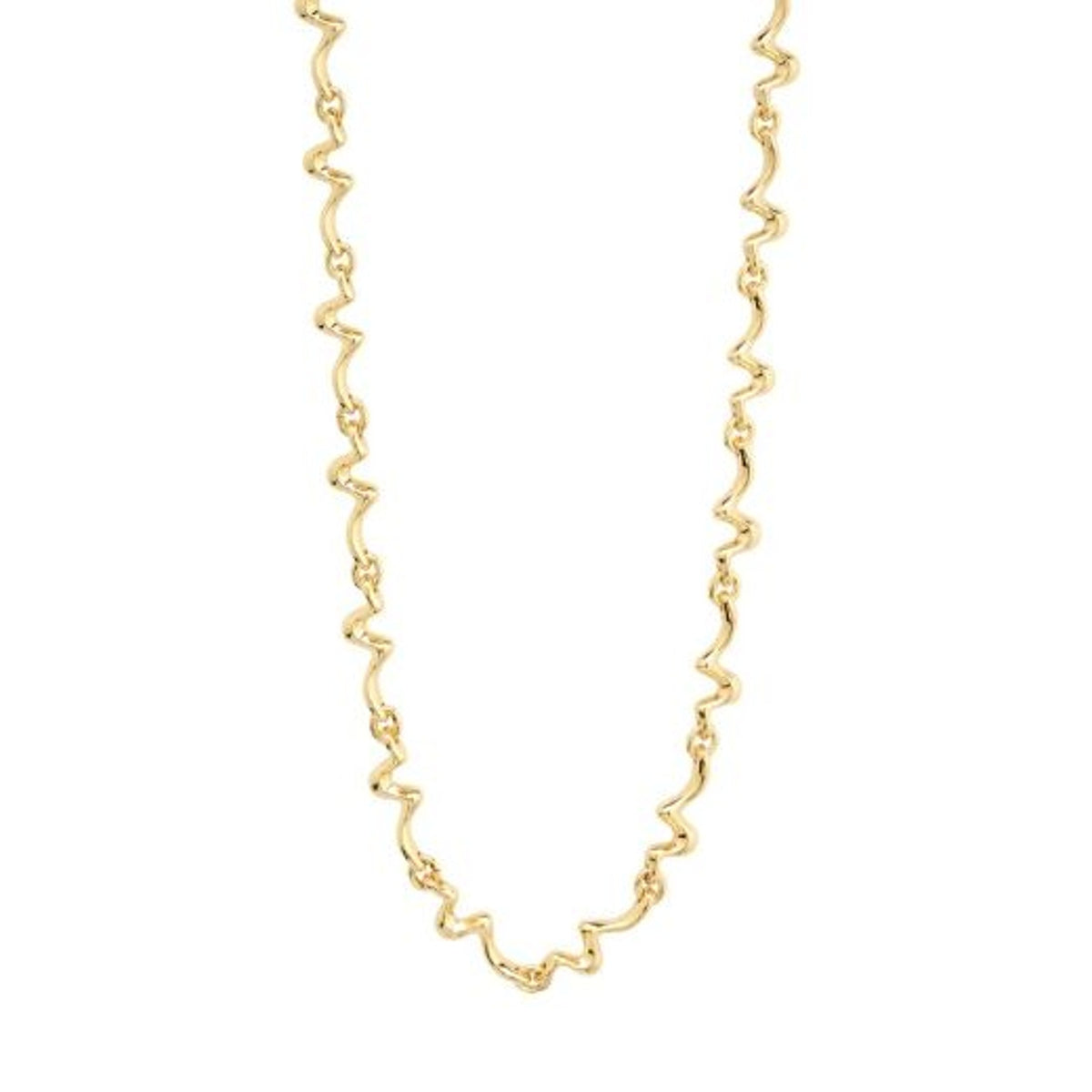 Neklace: Short Squiggle PENELOPE - Gold Plated - PILGRIM
