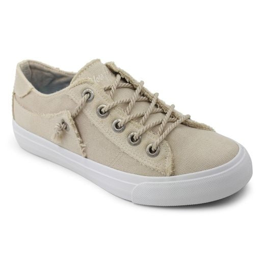 Pumps: Canvas Lace Up Trainers MARTINA  - Beige - Blowfish Malibu