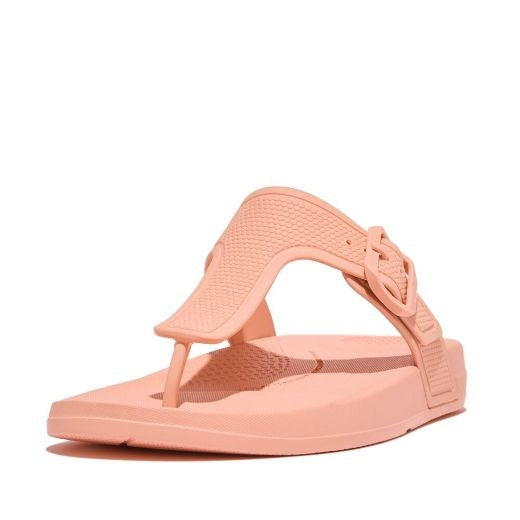 Sandals: IQUSHION ADJUSTABLE BUCKLE FLIP-FLOPS - Blushy - Fitflop