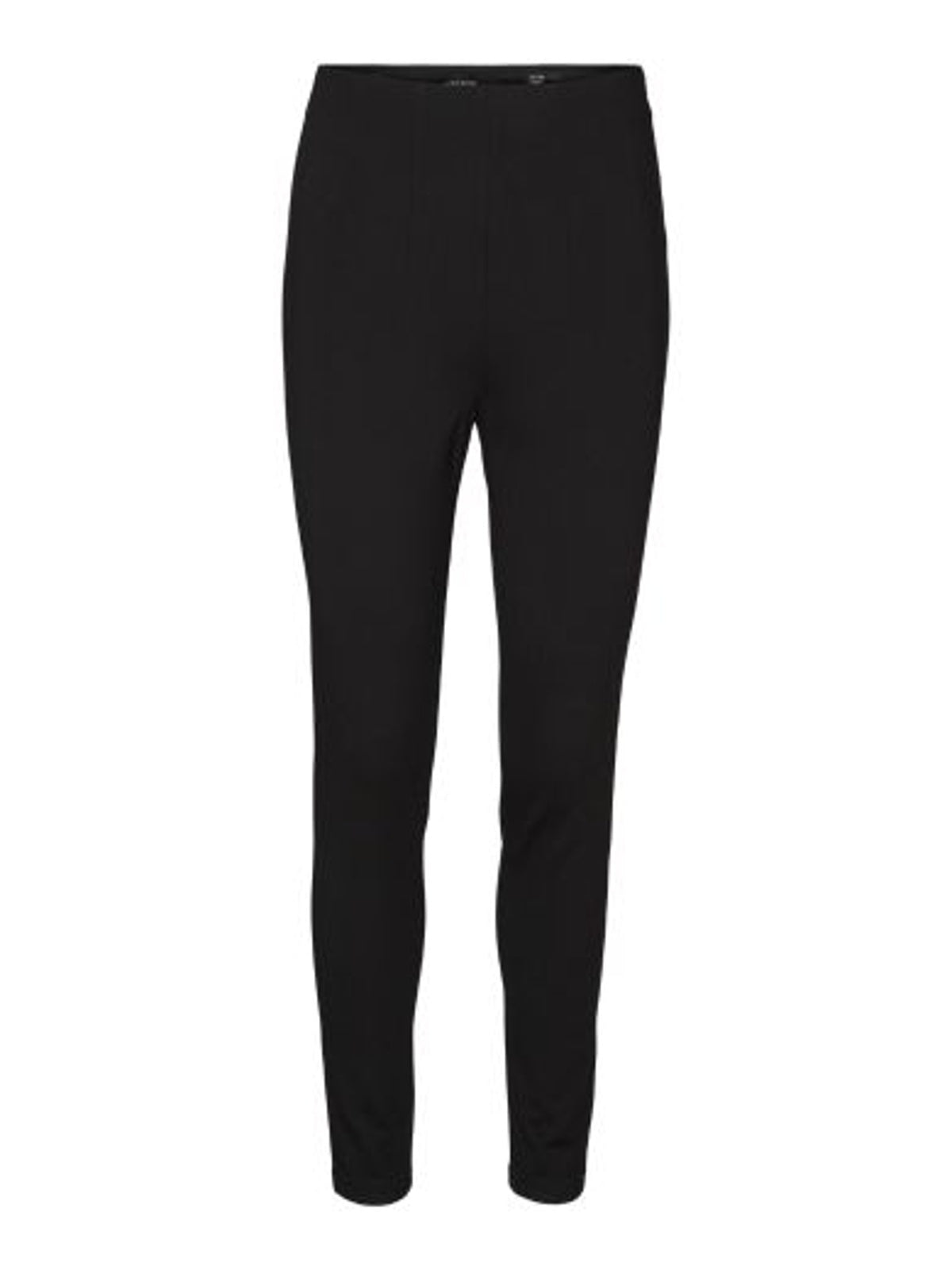 Trousers: Stretch Weave High Waist Skinny AUGUSTA - BLACK - Vero Moda