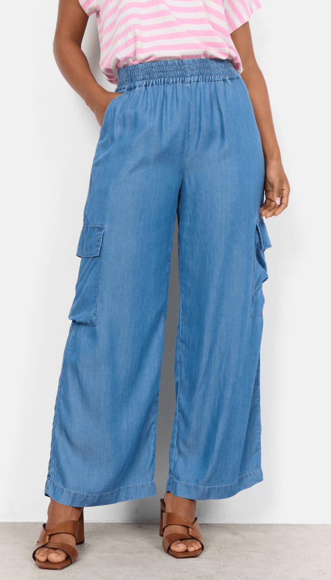 Soya Concept Denim Blue Trousers