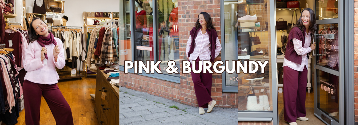 Pink & Burgundy
