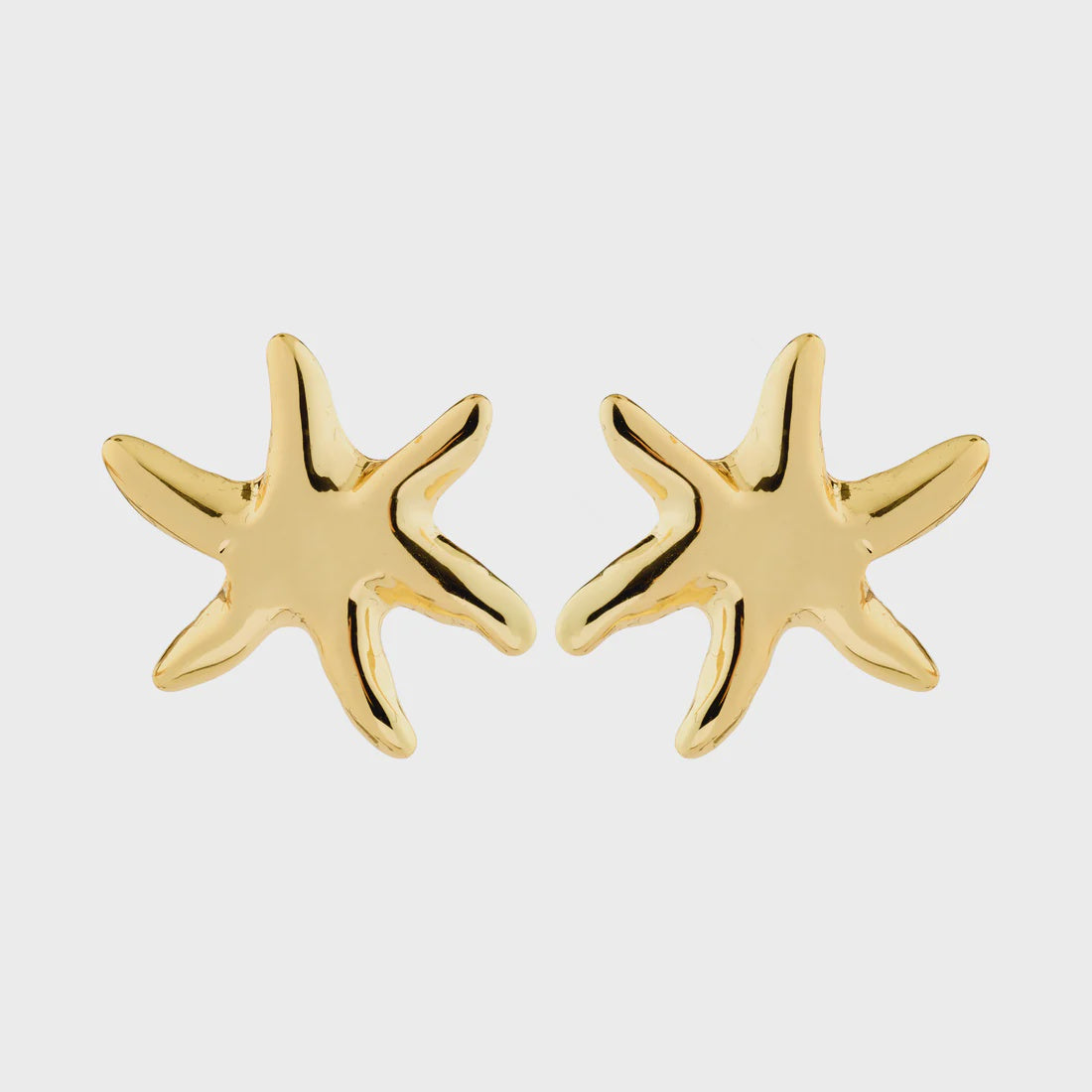 Earrings: Stud Starfish PRISM - Gold Plated - Pilgrim
