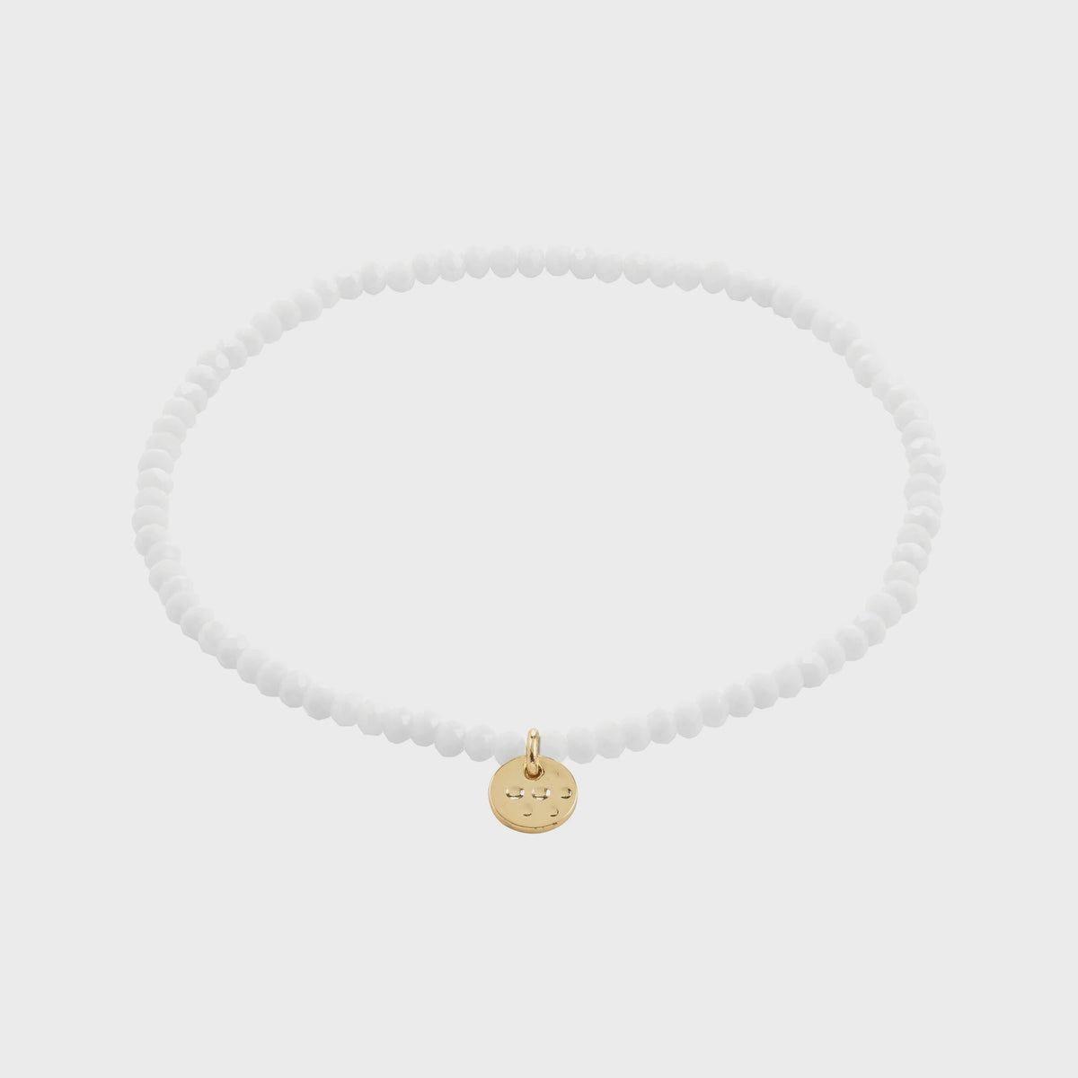 Bracelet: Stretch Glass Beads  INDIE - Gold Plated - Various -  Pilgrim