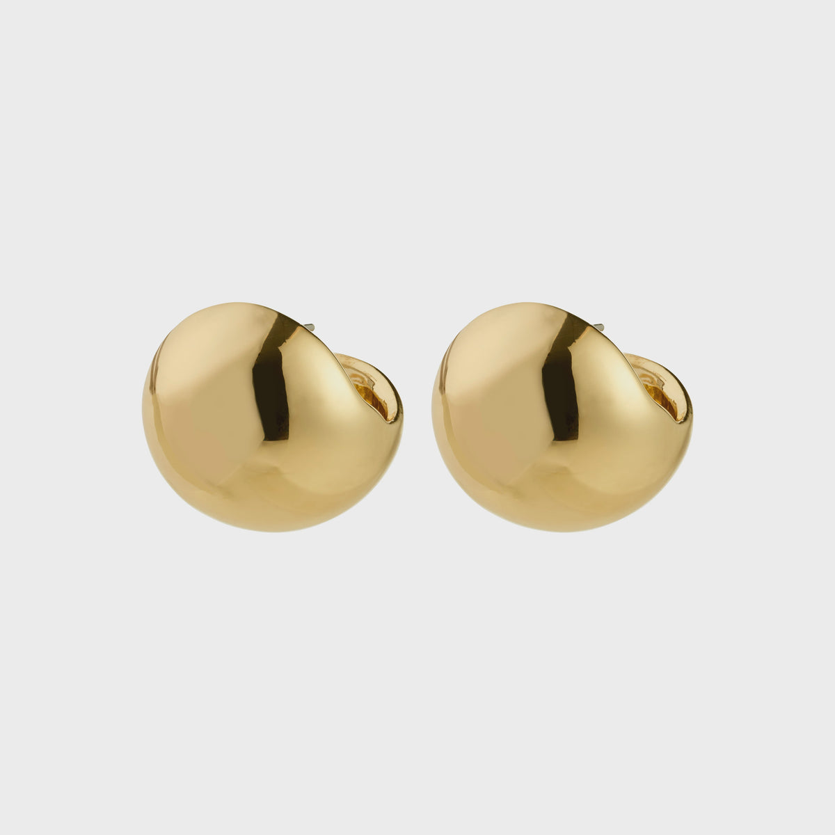 Earrings: Stud Small Ball JACE  - Gold Plated - Pilgrim