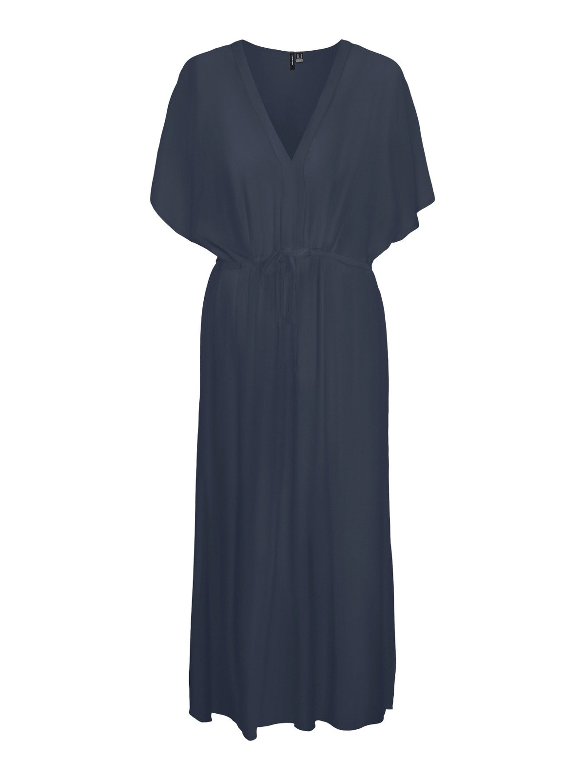 Long dress: ECOVERO 7/8 Kaftan Tie Waist Plain MENNY  - Navy Blue Blazer - Vero Moda