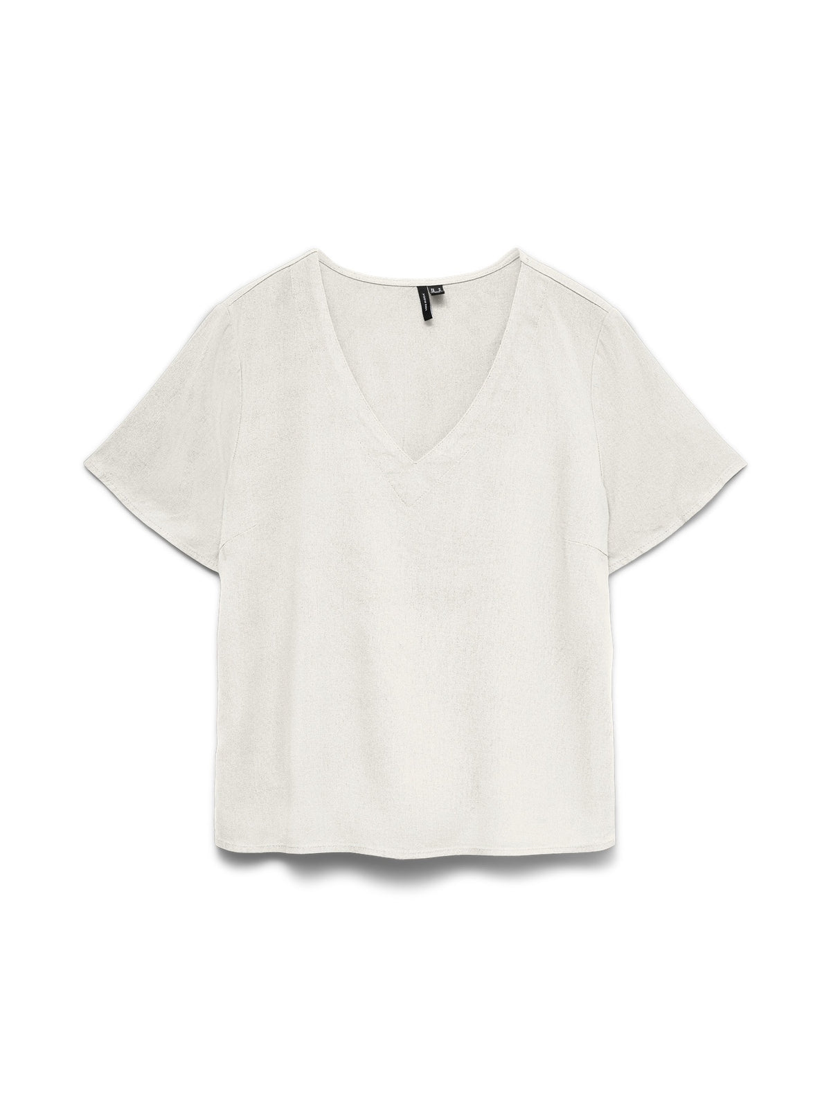 T-Shirt : V Neck MYMILO - White - Vero Moda