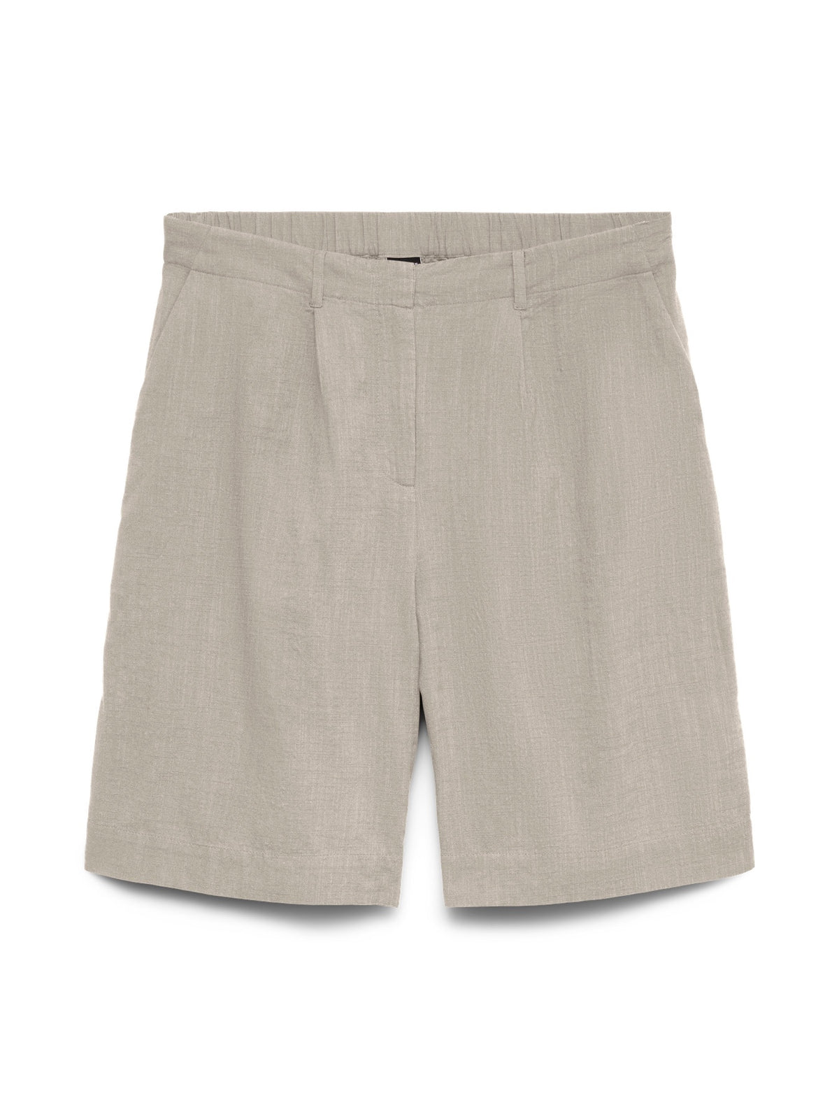 Shorts: Cotton & Linen  BERMUDA CAIA - Cream Beige - Vero Moda