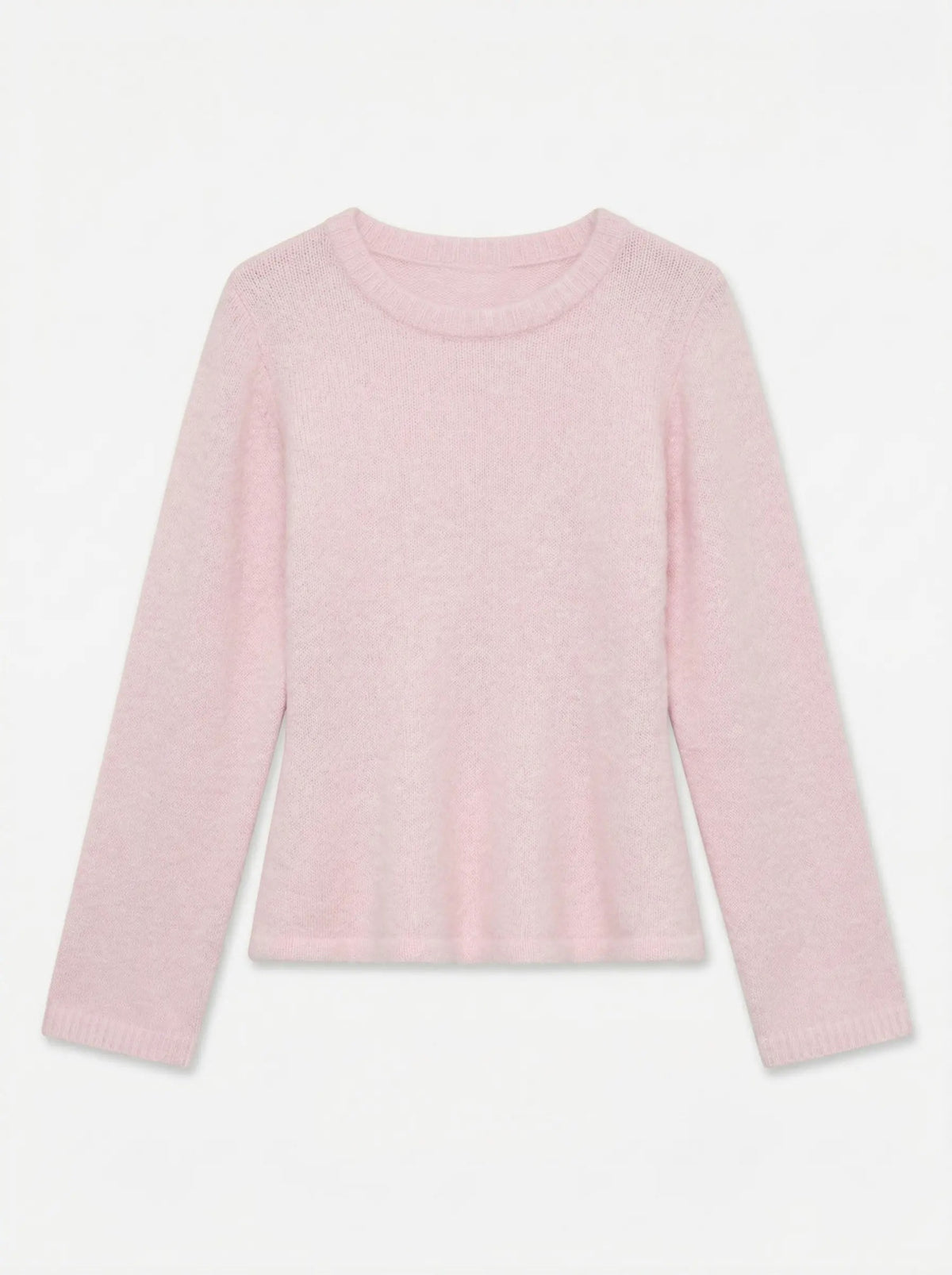 Jumper: Soft Long Sleeve Fitted O Neck FRIDA - Pink - Vero Moda