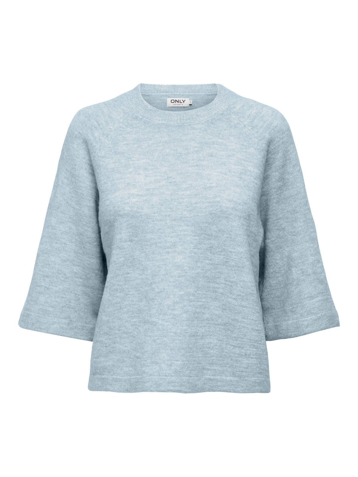 Jumper: Fine Knit 3/4 Sleeve  SIMONI - Cashmere Blue MELANGE - ONLY