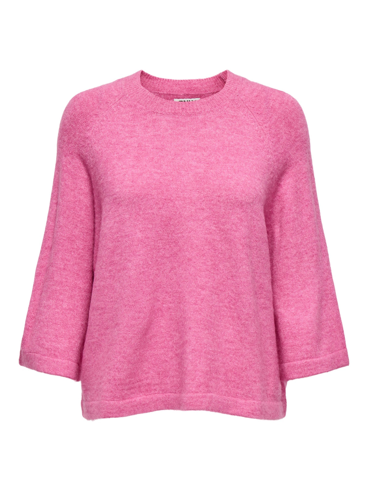 Jumper: Fine Knit 3/4 Sleeve  SIMONI - Candy Pink MELANGE - ONLY