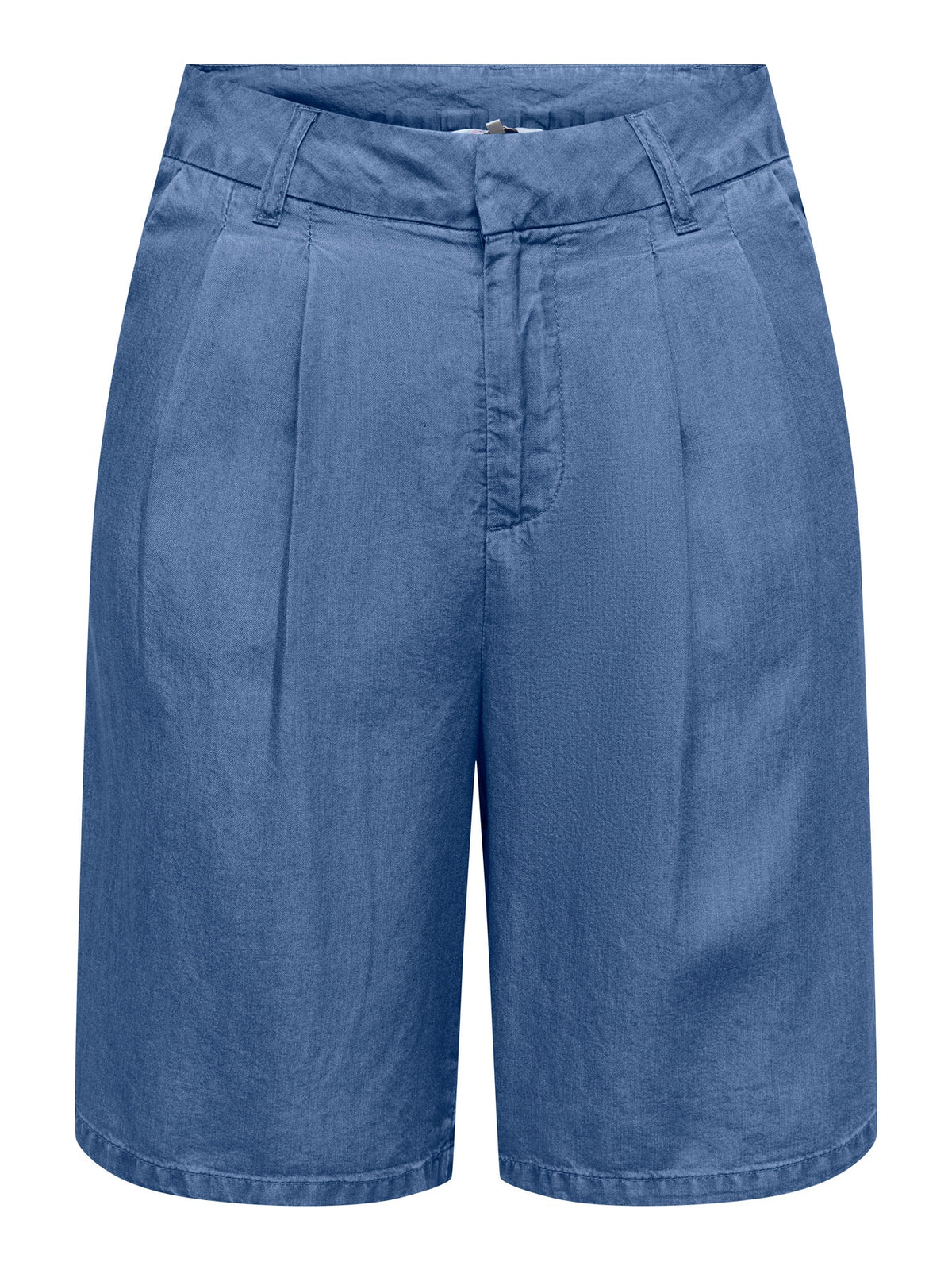 Shorts: TENCEL™ Long Bermuda Denim CHARIS - Medium Blue - ONLY