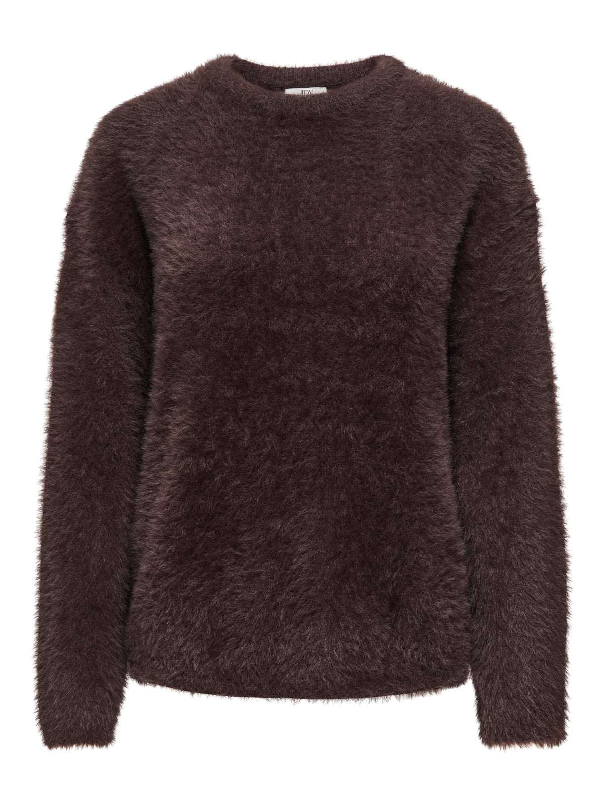 Jumper: Knitted Long Sleeves O Neck PRIME  - Chocolate - JDY