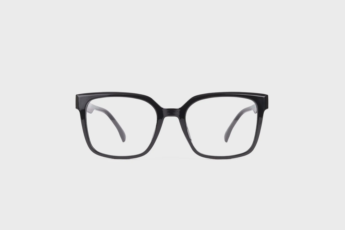Reading Glasses: Recycled Frame PICCADILLY Onyx - Various Lenses - The Recycled Readers Company