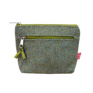 Purse: Herringbone 2 Zip - Green - Lua