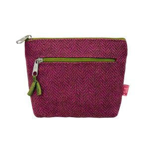 Purse: Herringbone 2 Zip - Pink - Lua