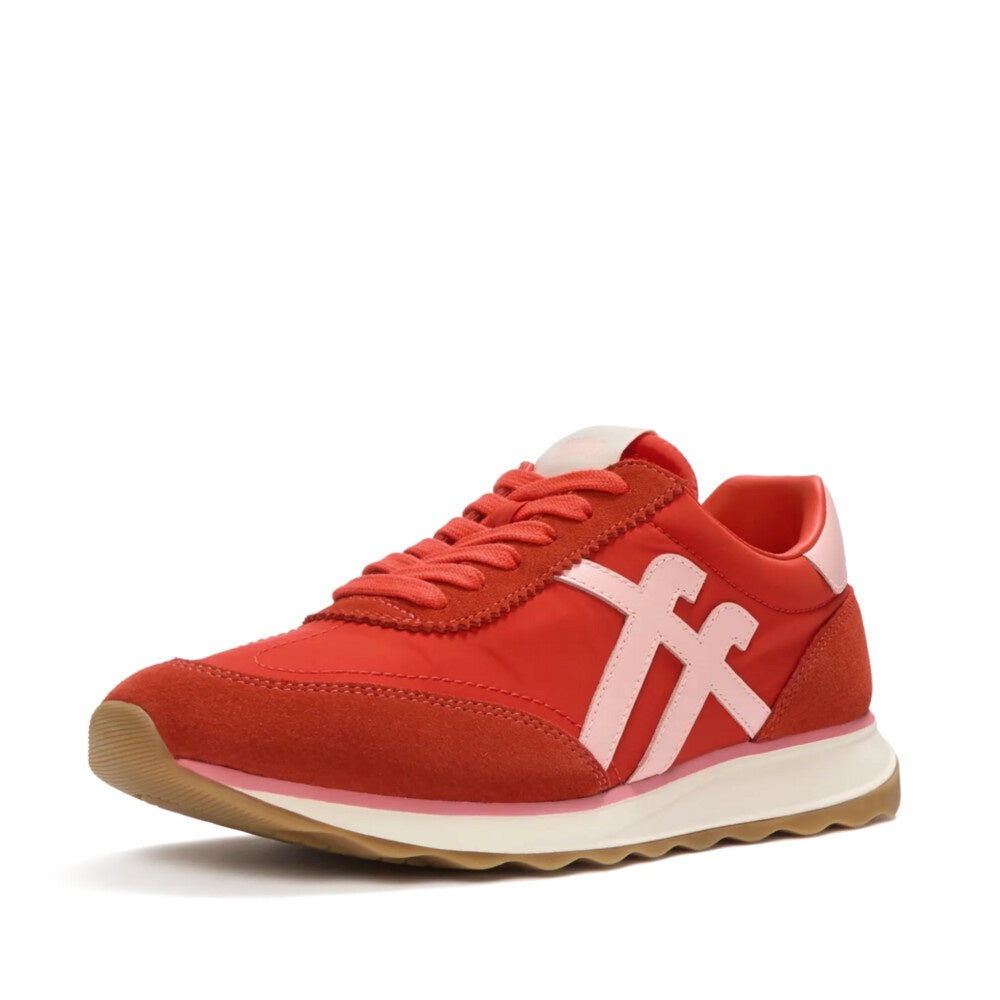 Trainers: SUEDE RETRO-Q   - Cherry Tomato & Warm Pink - FitFlop