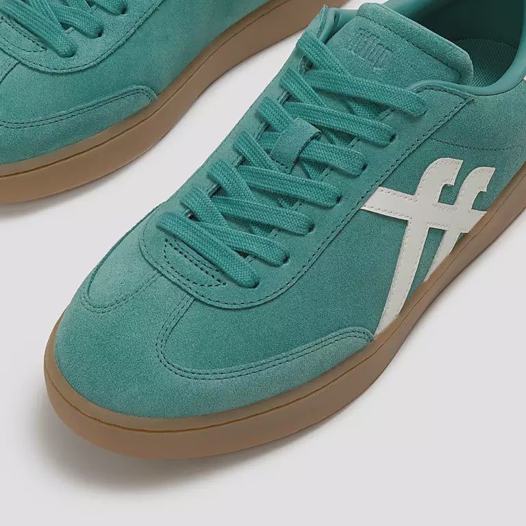 Trainers: Suede Leather T-Toe The Dash - Teal  - Fitflops