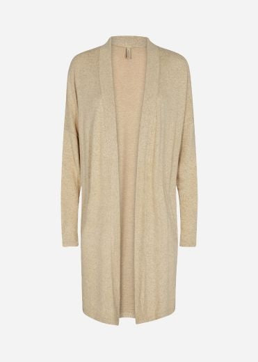 Cardigan: Soft Touch Waterfall Long Sleeve BIARA - CREAM - Soya Concept