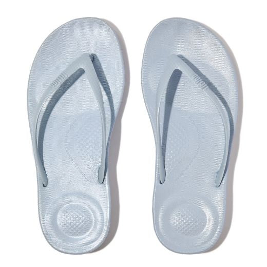 Flip Flop: IQUSHION PEARLIZED ERGONOMIC - Pearlized Skywash Blue - Fitflop