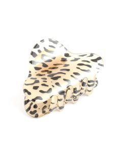 Hair Clip: Oval Leopard Claw Design
