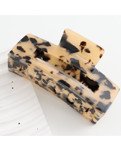Hair Clip: Rectangle Tortoiseshell Claw Design