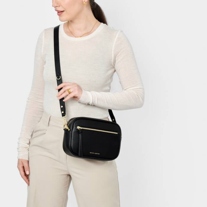Cross Body Bag:  Soft Vegan Leather HALLIE  - Katie Loxton