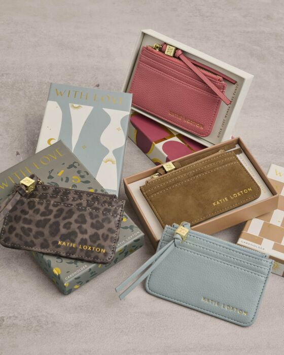 Coin & Card Holder :  Boxed Soft Vegan  Leather  - Katie Loxton
