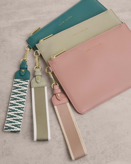Pouch: Wristlet Soft Vegan Leather HALLIE - Various Colours - Katie Loxton