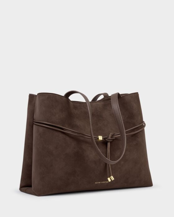 Tote Bag: Soft Suedette Vegan Leather LORI - Katie Loxton
