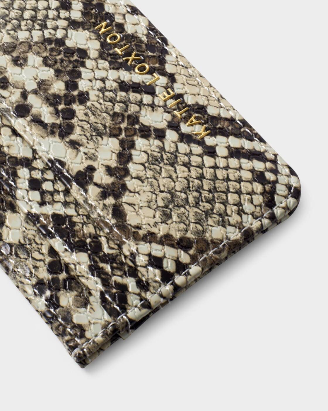 Card Holder: Soft Vegan Leather AVERY - Faux Snake  - Katie Loxton