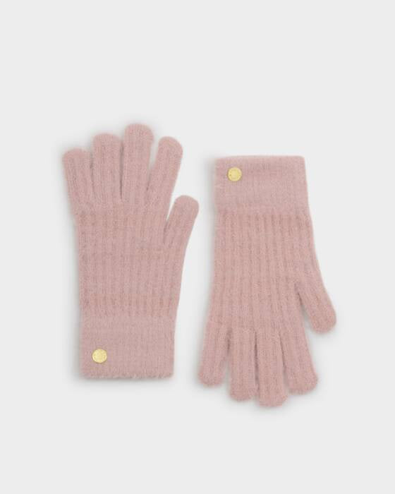 Gloves : Gift Boxed Soft Knit - Pink - Katie Loxton