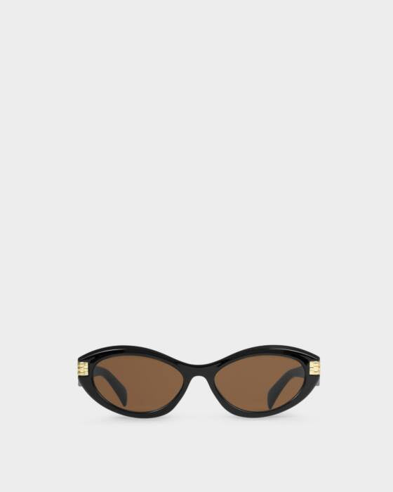 Sunglasses: Oval BORDEAUX - Black - Katie Loxton