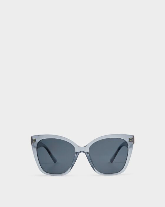 Sunglasses: Oversized Cat-Eye MYKONOS - Grey - Katie Loxton