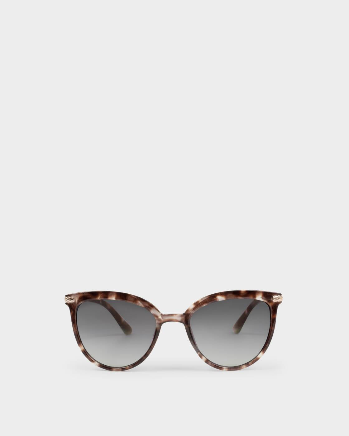 Sunglasses: Round RAVELLO - Tortoiseshell - Katie Loxton