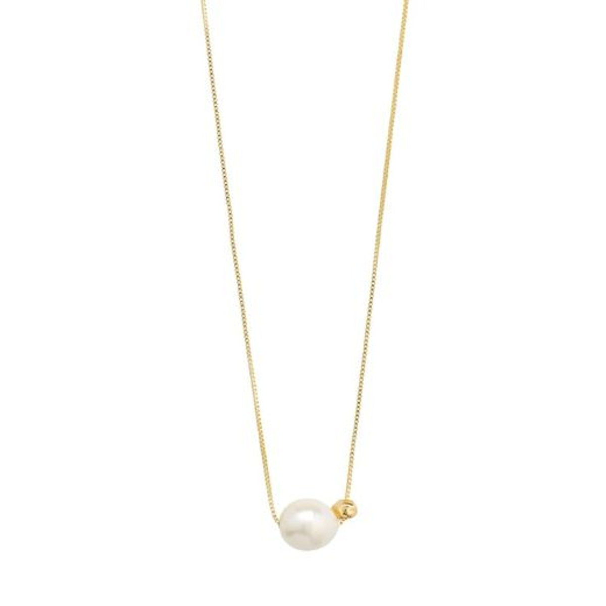 Neklace: Short Pearl TRUST - Gold Plated - PILGRIM