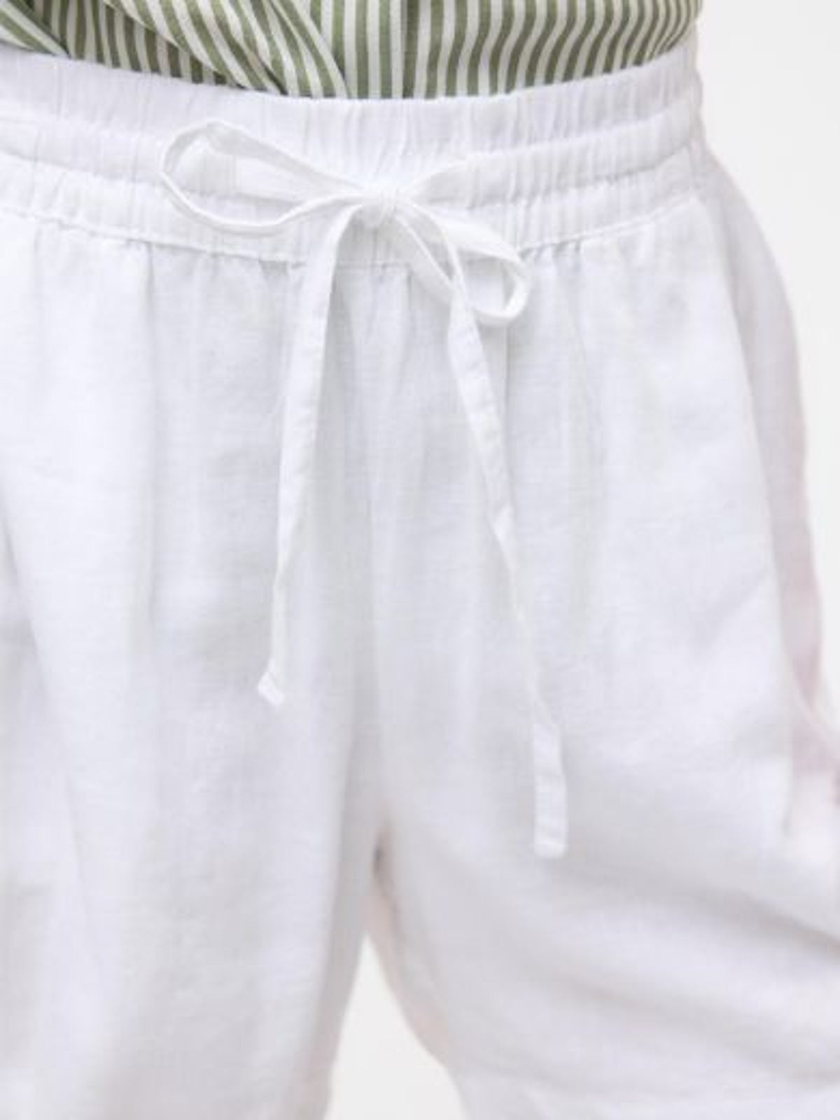 Shorts: Linen Loose LINN - White - Vero Moda